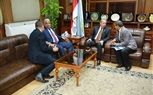 بالصور.. محافظ كفر الشيخ يستقبل مدير الأمن والمستشار العسكري