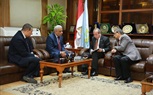 بالصور.. محافظ كفر الشيخ يستقبل مدير الأمن والمستشار العسكري