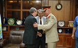 بالصور.. محافظ كفر الشيخ يستقبل مدير الأمن والمستشار العسكري