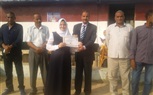 مدير عام الإدارة التعليمية بنجع حمادي يشهد تكريم الأوائل باللغات الإعدادية بالألومنيوم