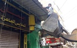 ازالة الإشغالات والأكشاك الغير مرخصة بالشرقية