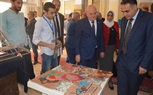 رئيس جامعة الزقازيق يتفقد معرض الأنشطة الطلابية بالتربية الرياضية بنين