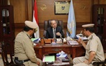 بالصور.. محافظ كفر الشيخ يلتقي مدير شرطة المسطحات المائية