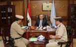 بالصور.. محافظ كفر الشيخ يلتقي مدير شرطة المسطحات المائية