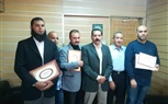 بالصور...وزير التموين يكرم 3  من القيادات المتميزة بكفر الشيخ