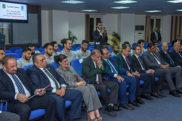 محافظ الإسكندرية يكرم لاعبي فريق كرة السلة بنادي الإتحاد السكندري لفوزه في البطولة العربية بلبنان