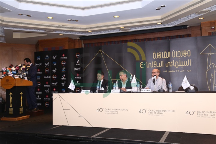 بالصور.. بدء المؤتمر الصحفي لمهرجان القاهرة السينمائي بالصور.. بدء المؤتمر الصحفي لمهرجان القاهرة السينمائي