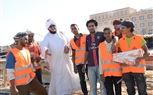 المبتهل محمود الحديوي يزور إنشاءات المرحلة الثالثة بمستشفي شفاء الأورمان لعلاج الأورام بالأقصر
