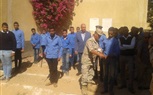 نائب قائد قوات الدفاع الشعبي والعسكري يتفقد الميكانيكية العسكرية بنجع حمادي 