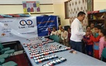 أولادنا في عنينا توزع 256 نظارة طبية بمدرسة الشهداء بسوهاج