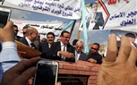 بالصور.. وزير النقل يضع حجر الأساس لكوبري الشرقاوية بشبرا الخيمة 