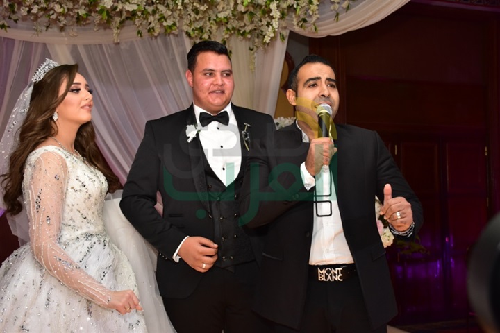 بوسى والليثى وعدويه يحيون زفاف ريم وأحمد البطران