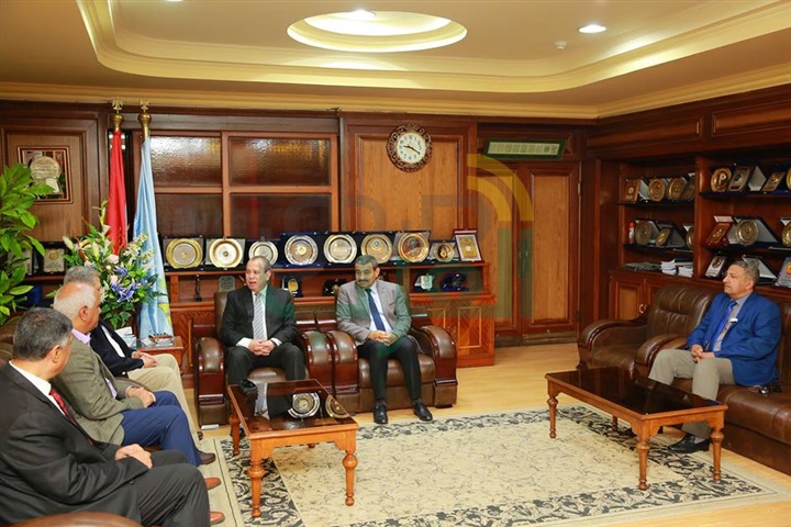 بالصور.. محافظ كفرالشيخ يستقبل رئيس مجلس إدارة شركة مياه الشرب