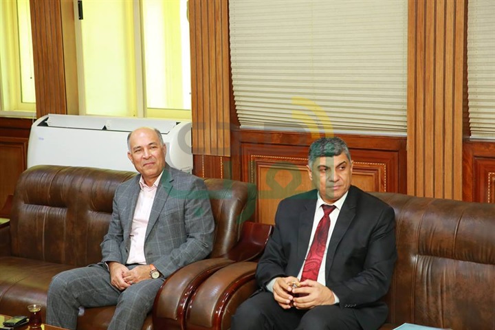 بالصور.. محافظ كفرالشيخ يستقبل رئيس مجلس إدارة شركة مياه الشرب