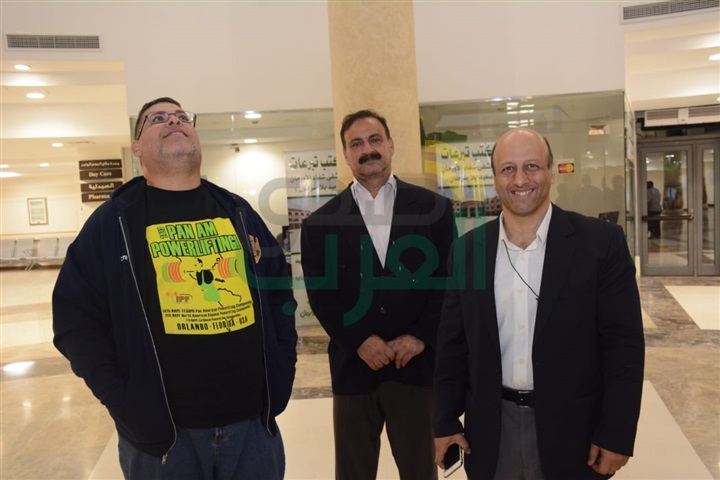 قيادات الإتحاد الدولي والإفريقي والمصري لرفع الأثقال للمكفوفين يزورون مستشفي شفاء الأورمان