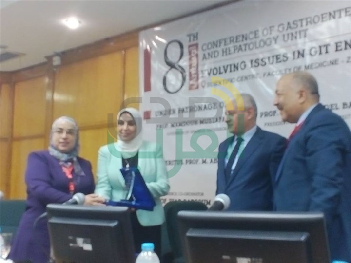  ميرفت عسكر تفتتح أعمال المؤتمر السنوي الثامن لوحدة الجهاز الهضمي والكبد بطب الزقازيق