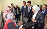 وزيرة الصحة تتفقد سير عمل مبادرة الرئيس بصحة 