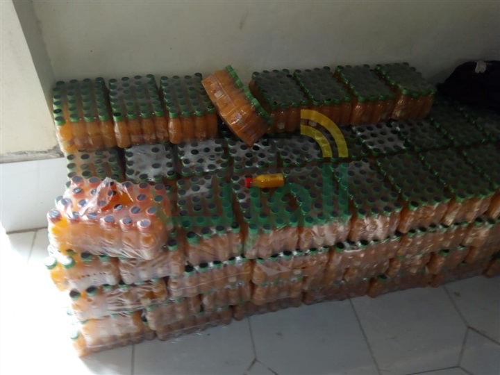 بالصور.. ضبط مصنع عصائر غير مرخص بداخله 2800 عبوة بكفر الشيخ