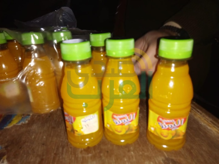 بالصور.. ضبط مصنع عصائر غير مرخص بداخله 2800 عبوة بكفر الشيخ