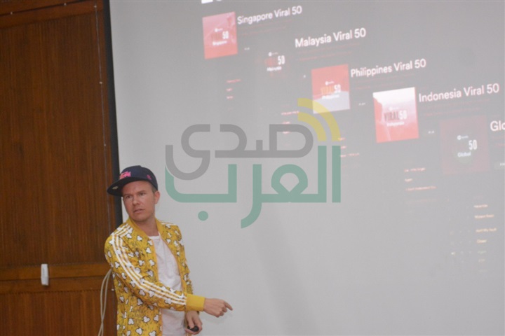 بالصور .. "Arpuplus" تشارك نجوم الغناء والمشاهير فى مؤتمر تطبيق "Spotify" بالصور .. "Arpuplus" تشارك نجوم الغناء والمشاهير فى مؤتمر تطبيق "Spotify"
