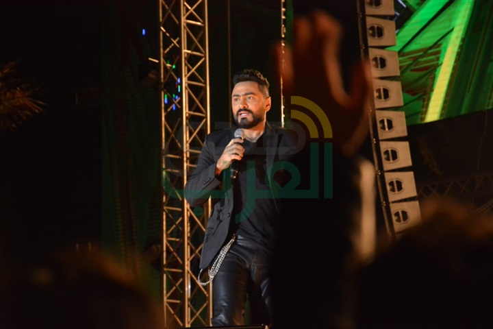 بالصور.. تامر حسني يحي أولى فقرات الجامعة البريطانية بالصور.. تامر حسني يحي أولى فقرات الجامعة البريطانية