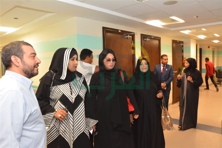 وفد مستثمرات من دولة الإمارات يزرن مستشفي شفاء الأورمان بالأقصر
