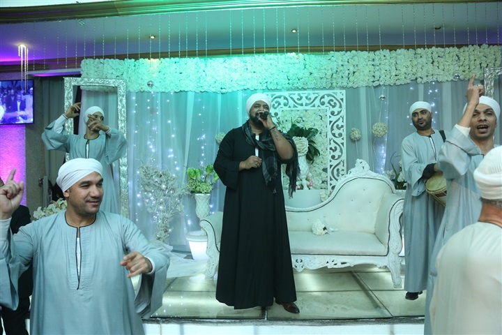 بالصور.. هدى وحجازى متقال يشعلون حفل زفاف منار وأحمد بالصور.. هدى وحجازى متقال يشعلون حفل زفاف منار وأحمد
