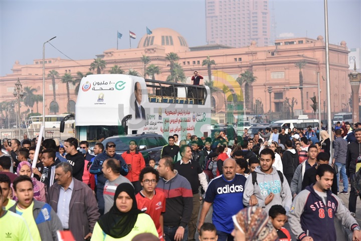 "الصحة": 3 آلاف شاب يشاركون في الترويج لانطلاق المرحلة الثانية من "100 مليون صحة" في شوارع القاهرة