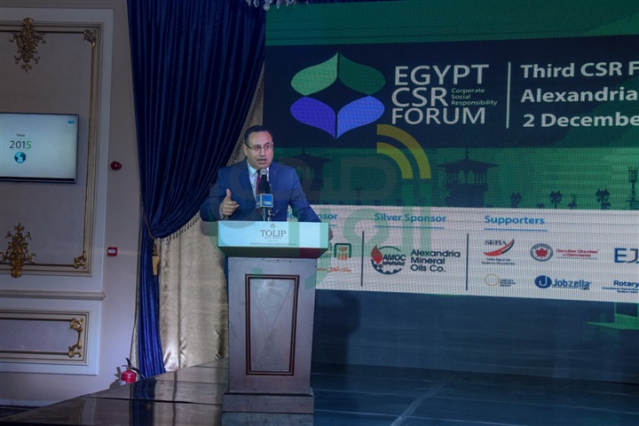 محافظ الاسكندرية يشارك فى الملتقى الثالث للمسؤلية المجتمعية