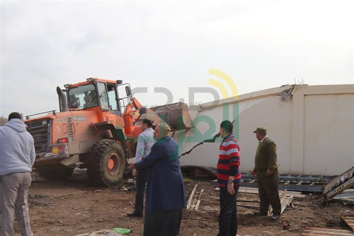 شاهد..إزالة 853 حالة تعدٍ بمساحة 213 فدان في اليوم السادس لحملة التعديات بكفر الشيخ