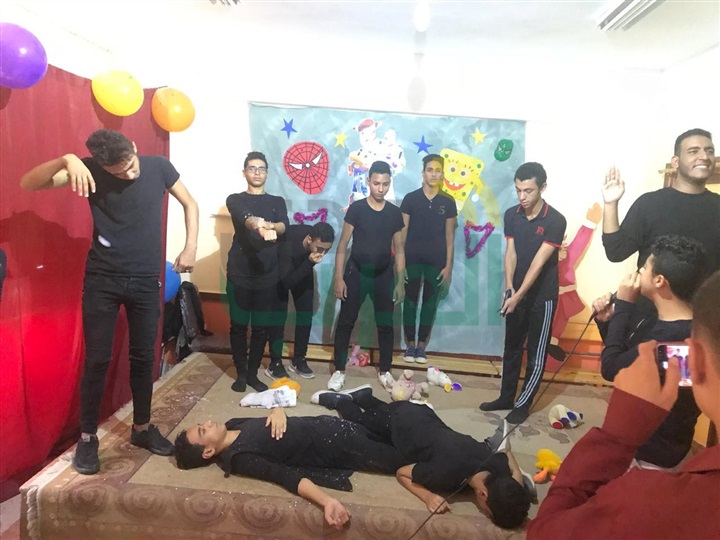 بالصور.. افتتاح المسرح الفني بمدرسة المرج الثانوية بنين بعرض مسرحية