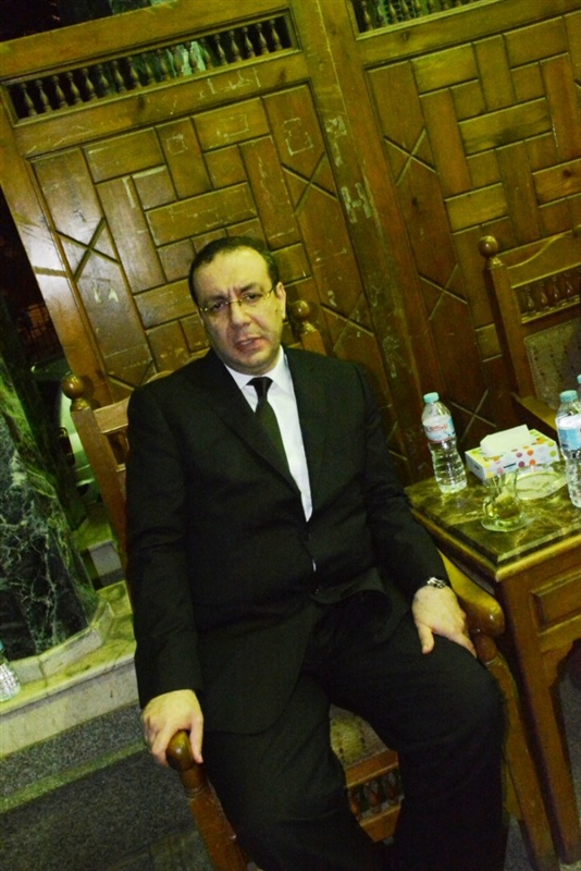 بالصور.. نجوم الفن والإعلام بعزاء والدة الدكتور محمد رفعت