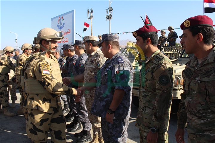 القوات المسلحة المصرية والأردنية تنفذان التدريب المشترك المصرى الأردنى "العقبة -4"