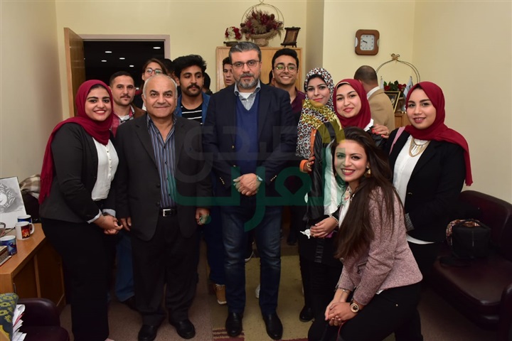طلاب الإكاديمية الدولية لعلوم الإعلام يختارون الإعلامى عمرو الليثى أفضل مذيع خلال عام 2018 طلاب الإكاديمية الدولية لعلوم الإعلام يختارون الإعلامى عمرو الليثى أفضل مذيع خلال عام 2018
