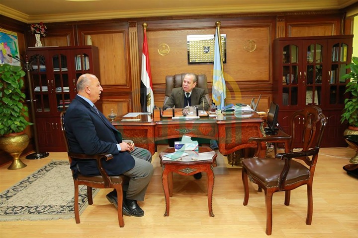 بالفيديو والصور..محافظ كفر الشيخ يستقبل السكرتير العام الجديد