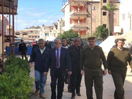 بالصور.. مدير أمن كفر الشيخ يتفقد الخدمات الأمنية في محيط الكنائس