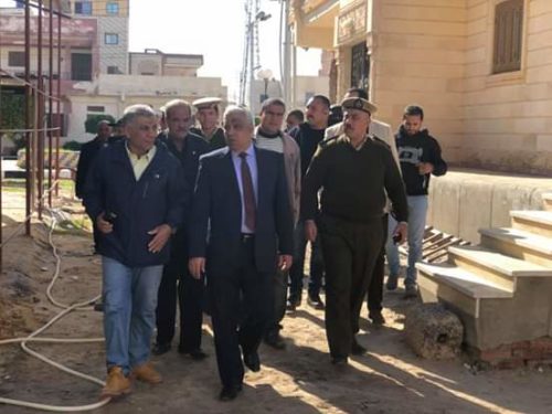 بالصور.. مدير أمن كفر الشيخ يتفقد الخدمات الأمنية في محيط الكنائس