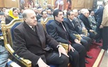 محافظ القليوبية يشارك الأقباط صلاة قداس عيد الميلاد المجيد بكنيسة العذراء ببنها