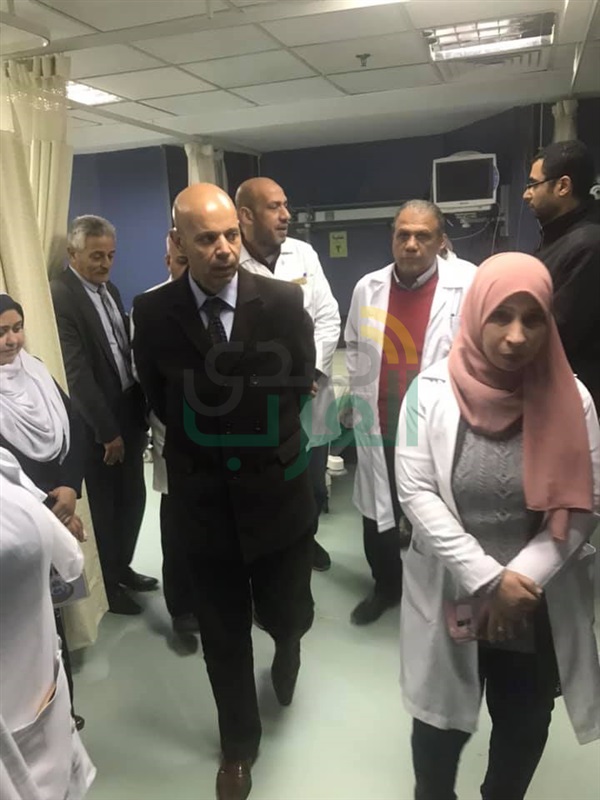 وكيل وزارة الصحة بالشرقية يفاجىء مستشفي فاقوس النموذجي