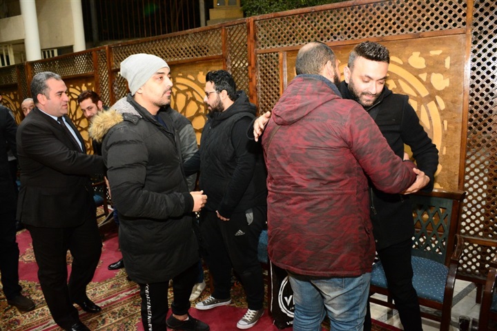بالصور.. كريم محسن ونادر نور وأحمد المالكي في عزاء والد محمد شفيق بالصور.. كريم محسن ونادر نور وأحمد المالكي في عزاء والد محمد شفيق