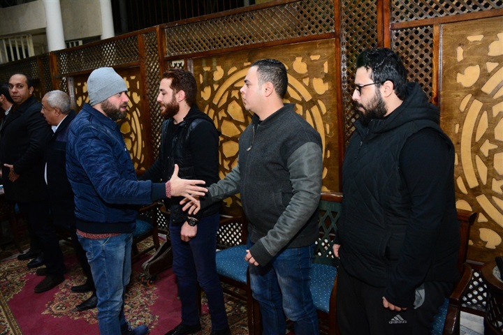 بالصور.. كريم محسن ونادر نور وأحمد المالكي في عزاء والد محمد شفيق بالصور.. كريم محسن ونادر نور وأحمد المالكي في عزاء والد محمد شفيق