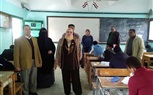بالصور.. انتهاء امتحان العربي بنظام 