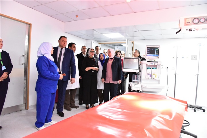 وزيرة الصحة تفتتح أعمال تطوير مستشفى صيدناوي بتكلفة 14 مليون جنية