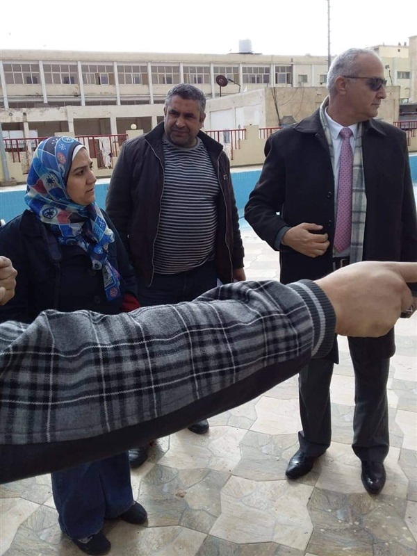 بالصور.."محروس": استئناف الأعمال الإنشائية الرياضية المتوقفة بكفر الشيخ
