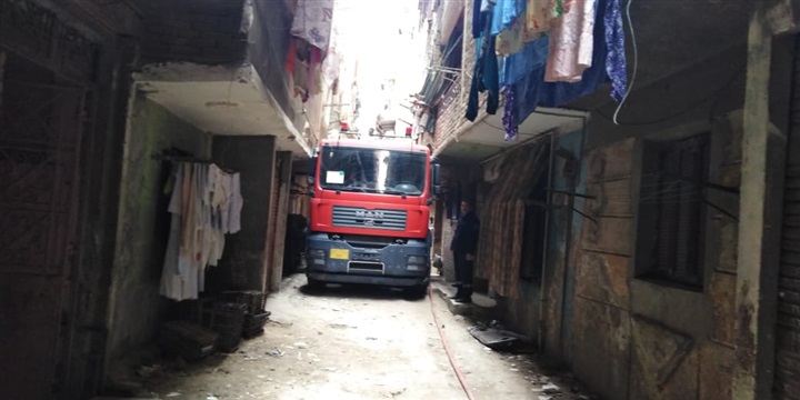 السيطرة على حريق نشب فى مخبز بشبرا الخيمة