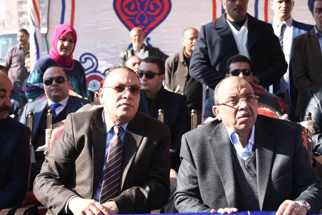وزير التنمية المحلية ومحافظ الشرقية يتفقدان مشروع إنشاء كوبري شرويدة بالزقازيق