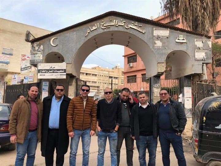 بالصور.. دفعة 2001 شرطة تتبرع بأجهزة طبية لمستشفي كفر الشيخ العام