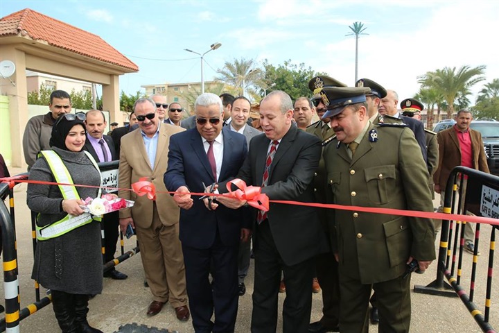 بالصور.. محافظ كفر الشيخ ومساعد وزير الداخلية يفتتحان المدينة المرورية للأطفال 