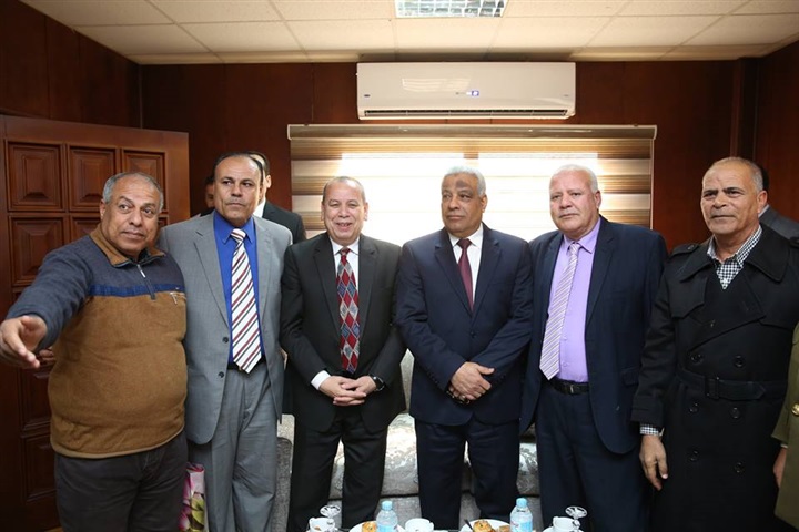 بالصور.. محافظ كفر الشيخ  يهنئ قيادات وأجهزة الشرطة بالعيد الـ67