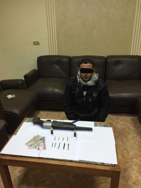 بالصور.. القبض علي 6 متهمين بحوزتهم 4 قطع سلاح ومواد مخدرة بكفر الشيخ